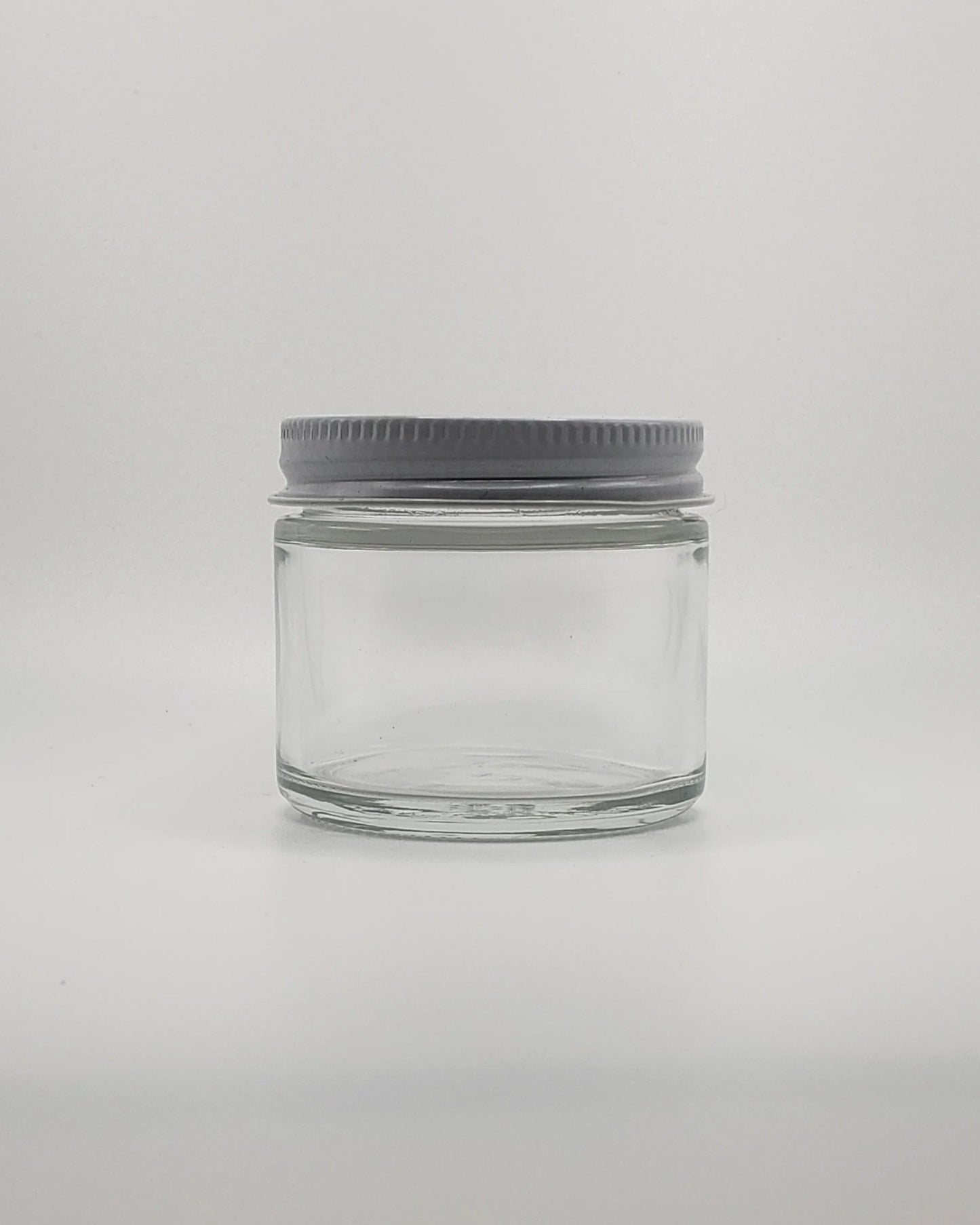 2fl oz, Clear Glass - Wht Tin