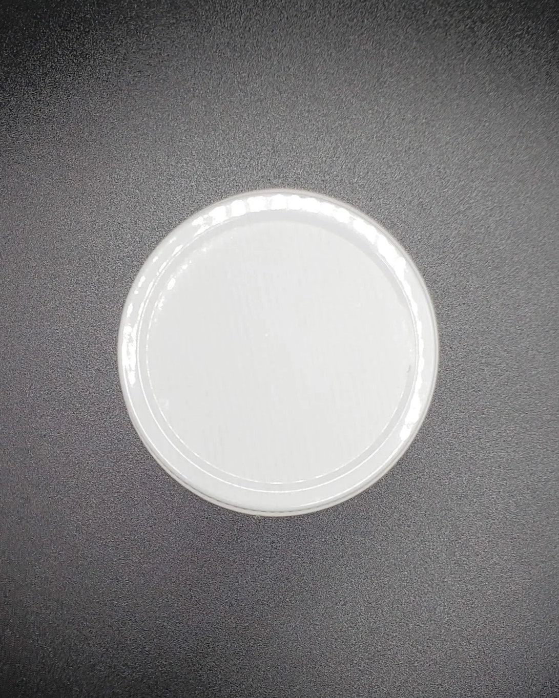 4fl oz, Clear Glass - Wht Tin