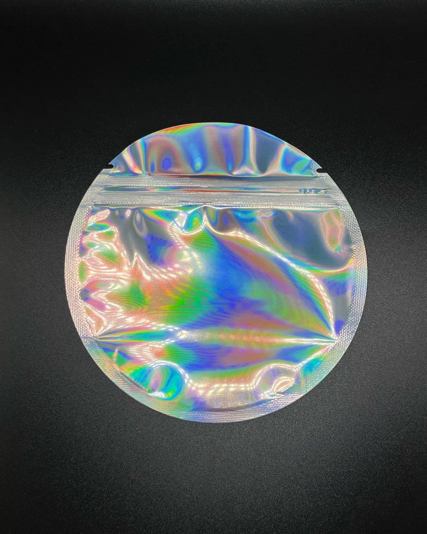 5" Circle - Silver Holo/Clear