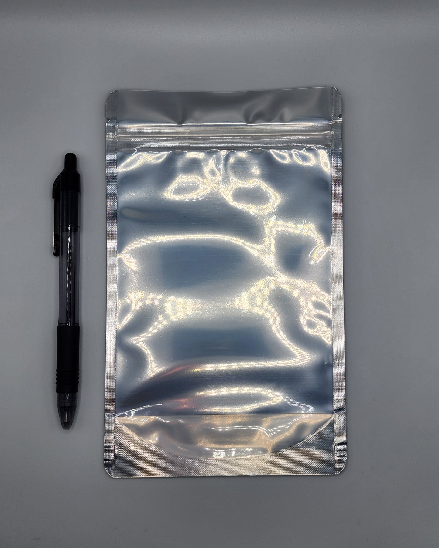 Mylar 5x8 Black/Clear