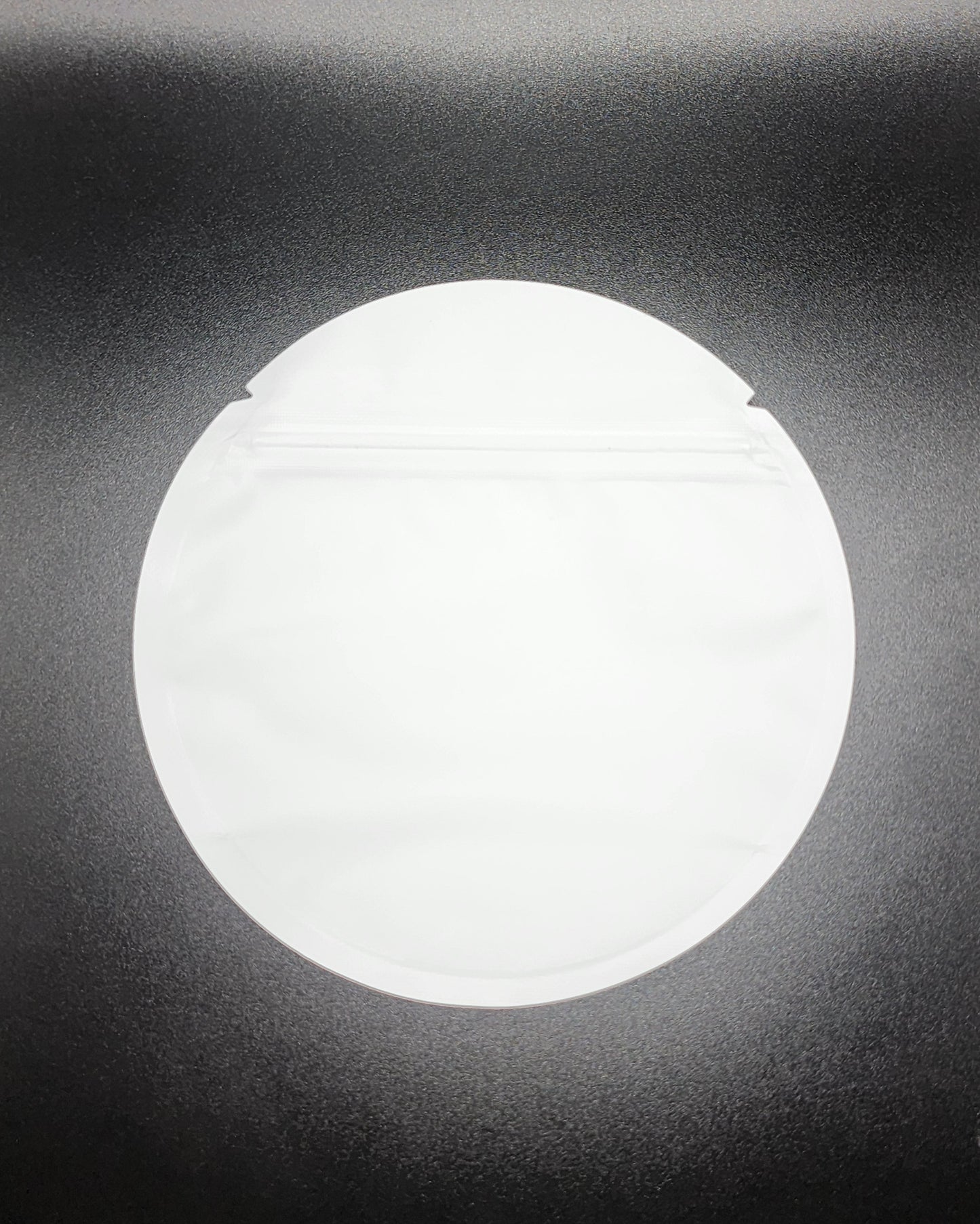 5" Circle - White/White Matte