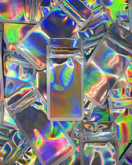 Mylar 120mm - Silver Holo/Clear