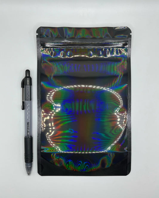 Mylar 5x8 - Laser Black/Clear