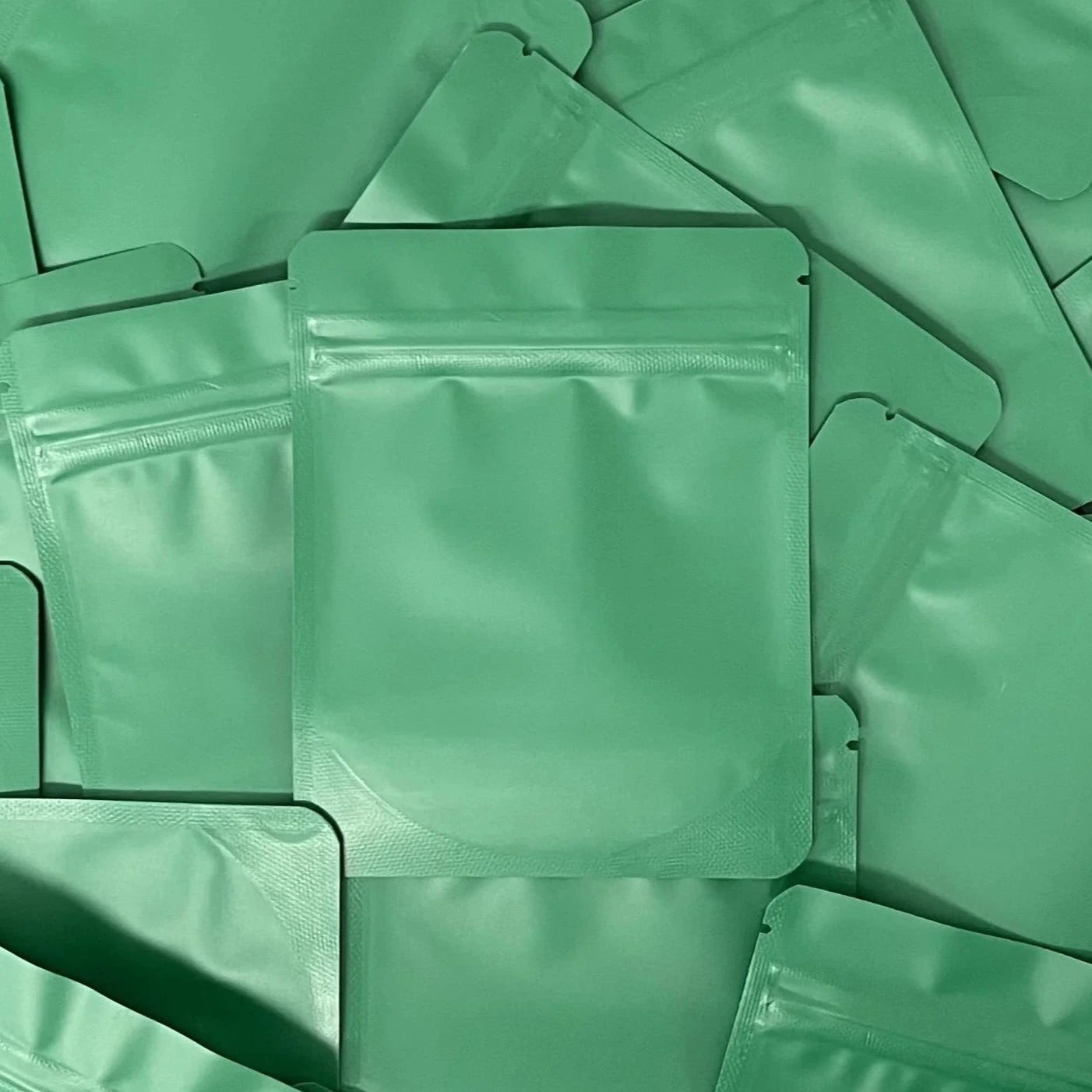 Coffee Shop Green 4x5 mylar bag