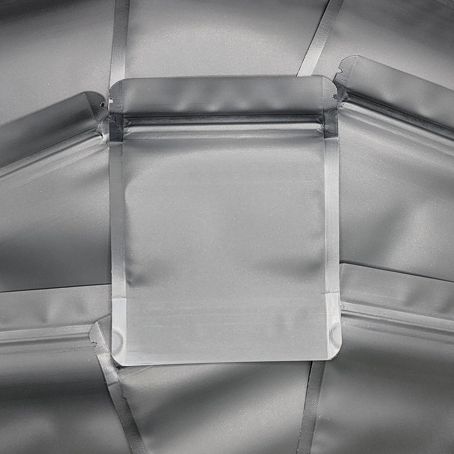 Satin Black  4x5 mylar bag on top of mylar bags