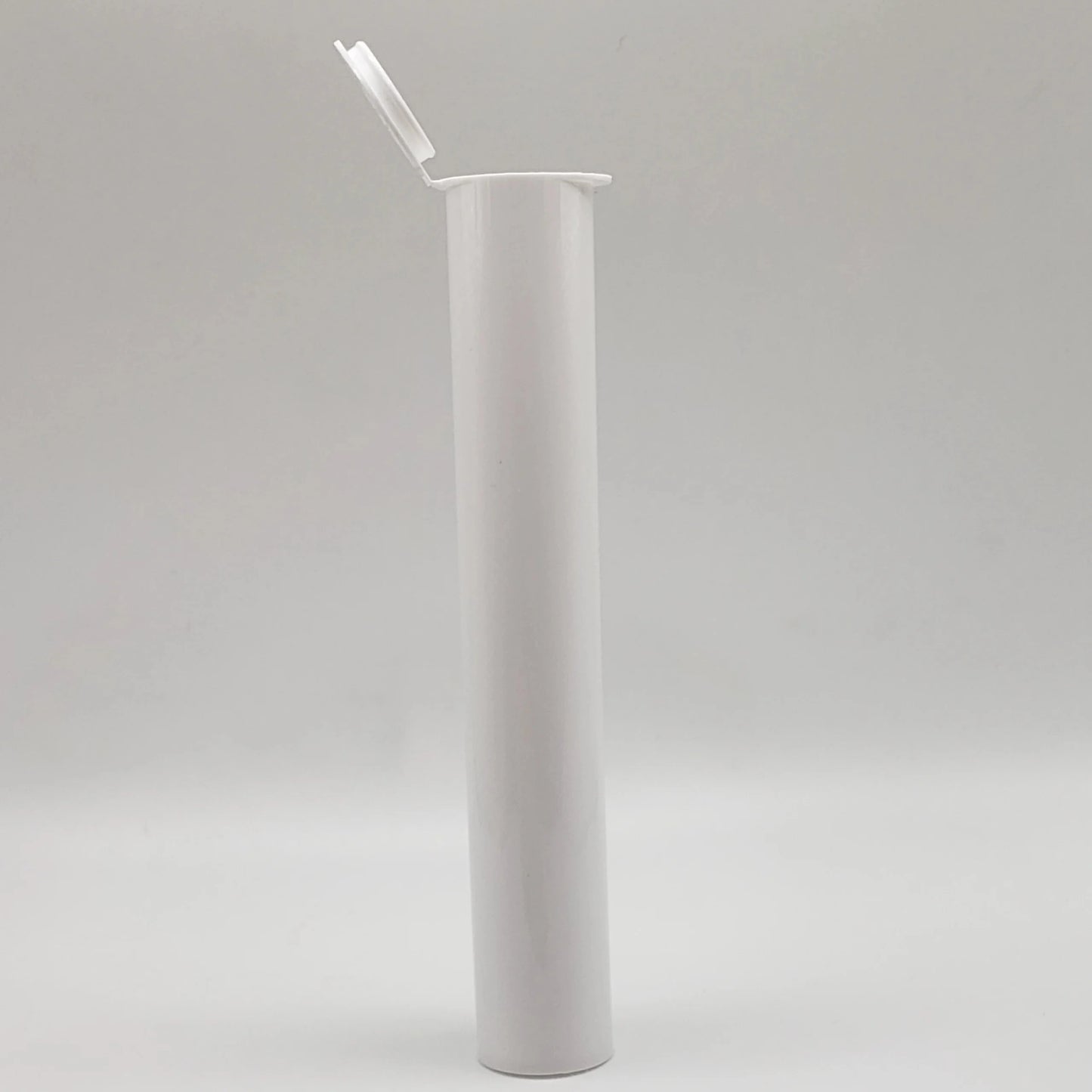 White pop top container on a white background